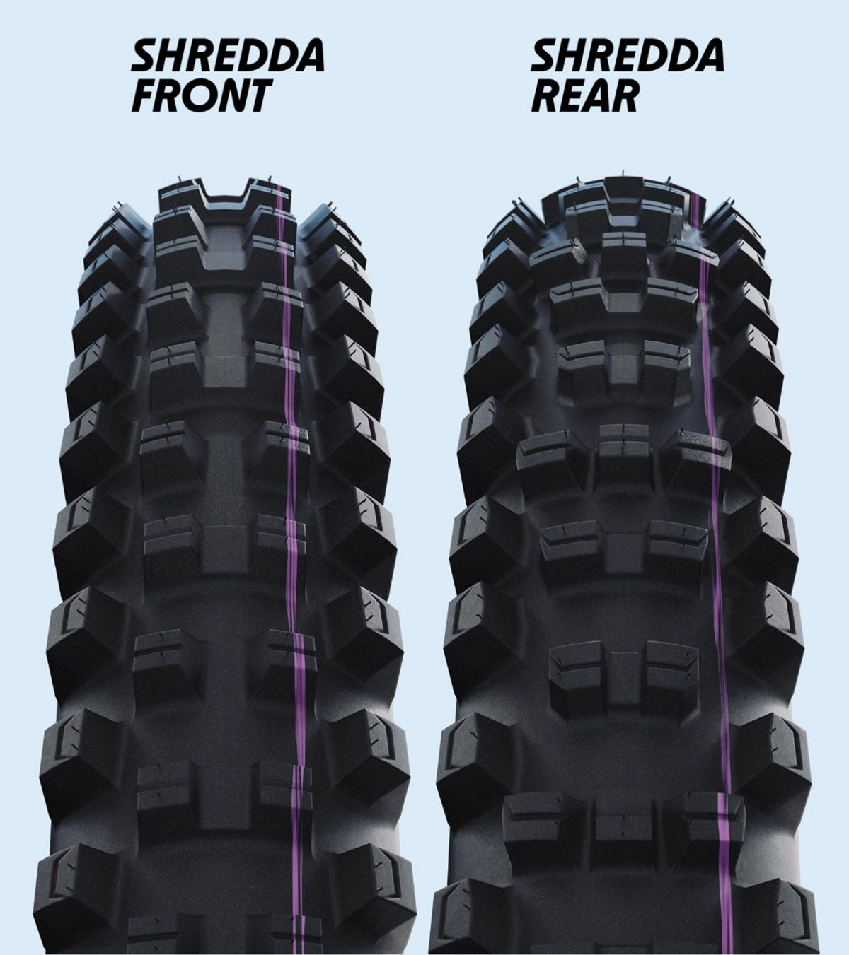Schwalbe Shredda front/rear Schwalbe Shredda front/rear